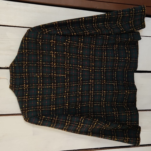 🎄Sag Harbor Zip Up Tweed Balzer Size 12 - Picture 5 of 5